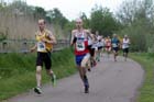 Brendan McMillan (Jarrow) 106 and Philip Sanderson lead the George Ogle Memorial Race, Rowlands Gill.